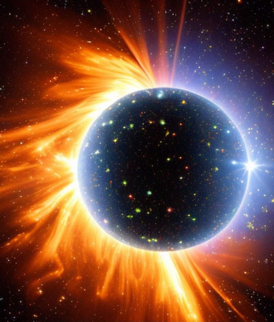 Agujeros negros con carga eléctrica como alternativa a la materia oscura