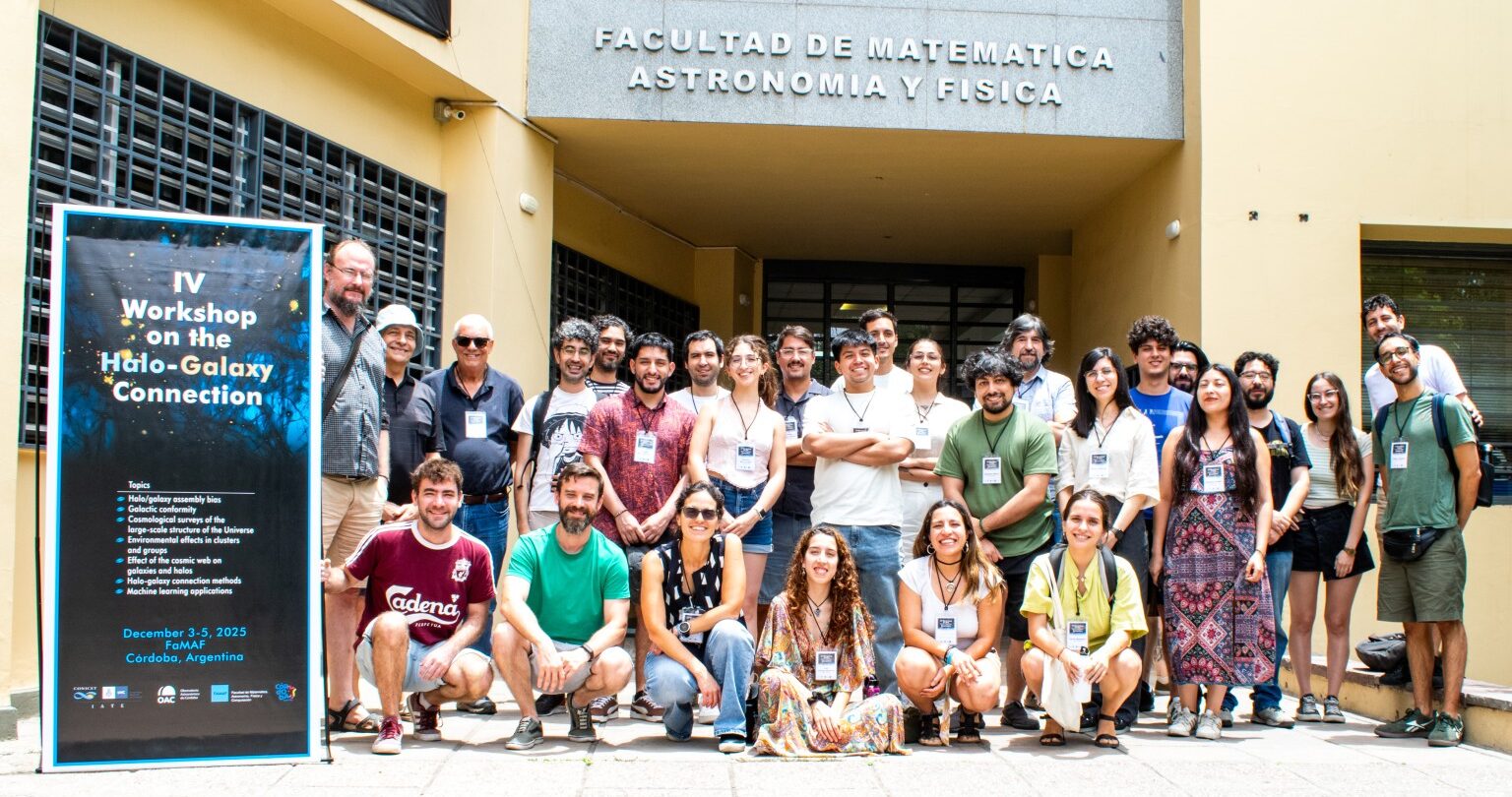 IV Workshop on the Halo-Galaxy Connection reunió a la comunidad astronómica internacional en Córdoba